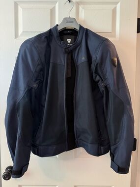 Men’s Navy Textile Motorcycle Jacket